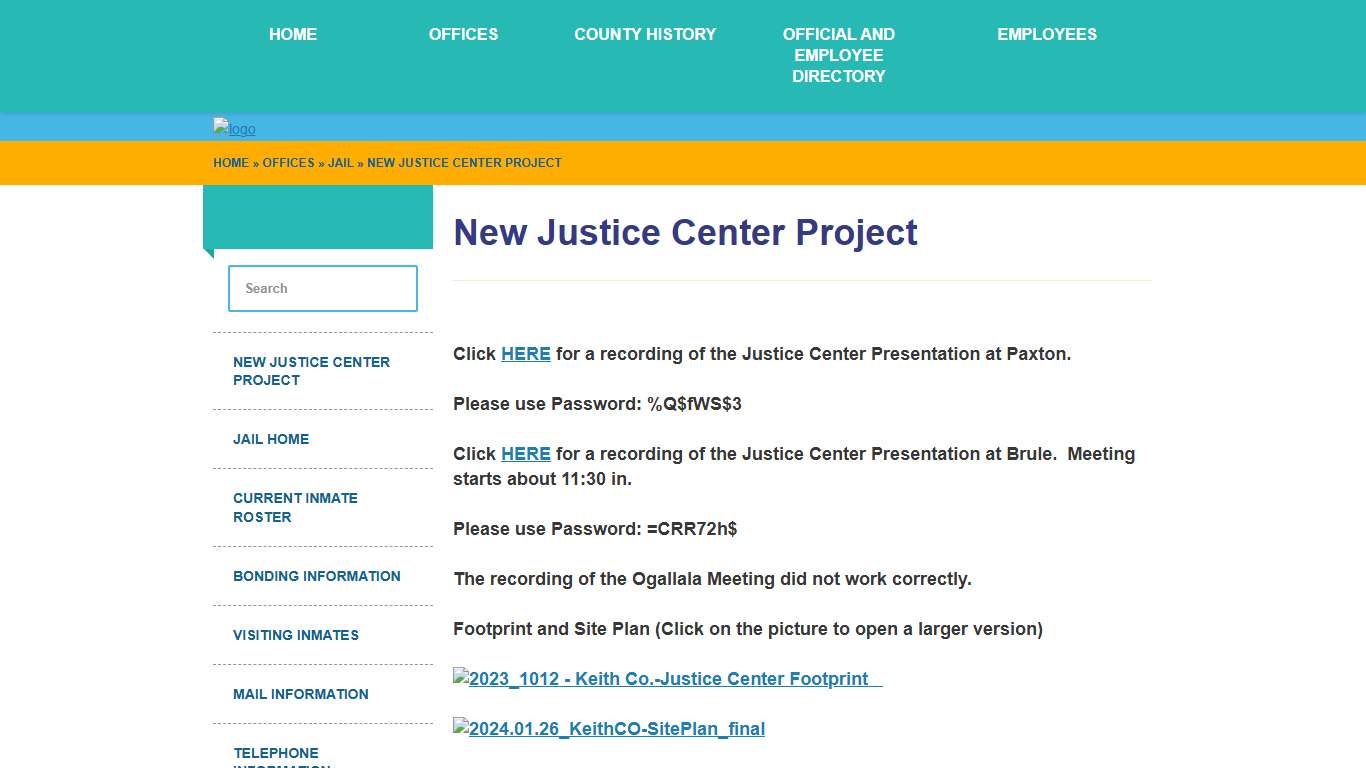 New Justice Center Project